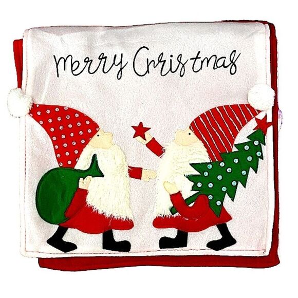 Christmas Table Runner 68” Santa Merry Christmas New Holiday Decoration Festive - Picture 1 of 4